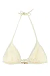 Eres Triangle Halter Neck Bikini Top With Ruched Detailing