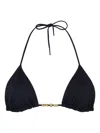 Eres Ephemere Triangle Bikini Top In Black