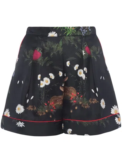 Eres Epique Pajama Shorts In Black