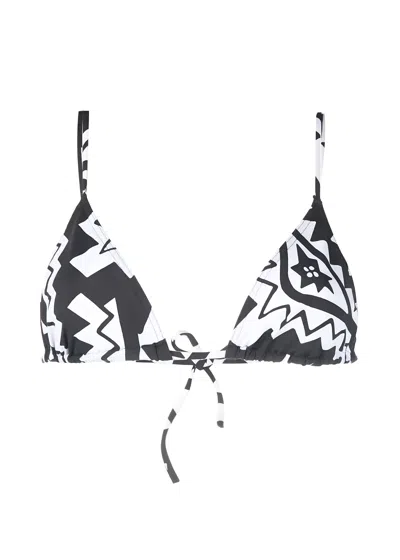 Eres Esprit Small Triangle Bikini Top Imprime Tribu In Multi