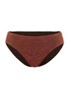 Eres Etincelant Culotte Bottom Cuivre Lurex In Brown