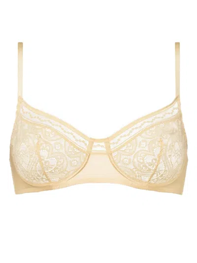 Eres Etincelle Demi-cup Bra In Yellow