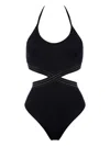 Eres Évasion Cut-out Swimsuit In Black