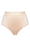 Eres Exalte High-waisted Briefs In Neutrals