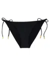 Eres Bikini Bottoms Tie-side Gold Accents In Blue