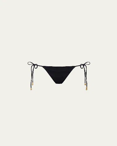 Eres Exquise Thin Bikini Bottoms In Noir