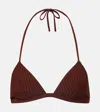 Eres Extra Jacquard Bikini Top
