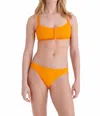 Eres Fame Bralette Bikini Top In Kumquat In Multi