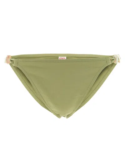 Eres Farrah Bead-embellished Bikini Briefs In Green