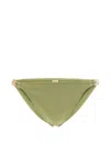 Eres Farrah Bead-embellished Bikini Briefs In Green