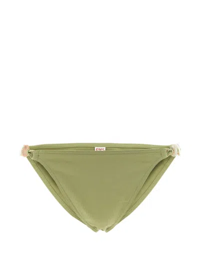Eres Farrah Bead-embellished Bikini Briefs In Green