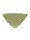 Eres Farrah Bead-embellished Bikini Briefs In Green
