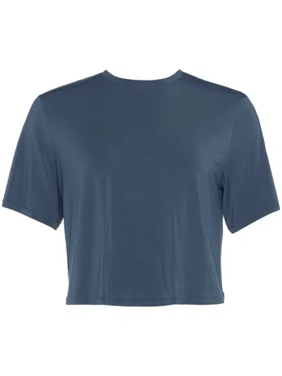 Eres Felicia Crossover-back T-shirt In Blue