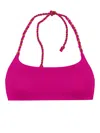 Eres Festif Halterneck Bikini Top In Pink