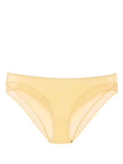 Eres Filtre Lace Briefs In Yellow