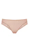 Eres Filtre Lace-trimmed Briefs In Neutrals