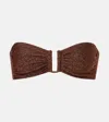 Eres Top Bikini Flamboyant In Misto Nylon Stretch Arancione  Donna