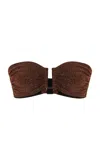 Eres Top Bikini Flamboyant In Misto Nylon Stretch Arancione  Donna In Brown