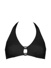 Eres Float Triangle Bikini Top In Black