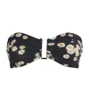 ERES ERES FLORAL SHOW BANDEAU BIKINI TOP