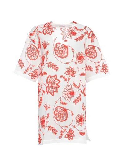 Eres Floral-print Dress In Pink