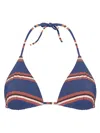 Eres Flots Bikini Top In Blue