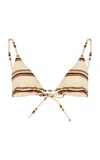 Eres Flots Bikini Top In Stripe