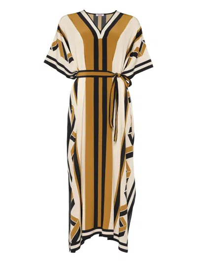 ERES FRÉQUENCE STRIPED MAXI DRESS