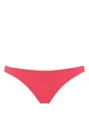 Eres Fripon Solid Low-rise Hipster Bikini Bottoms In Pink