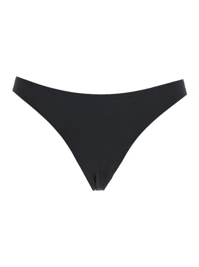 ERES 'FRIPON' BLACK BIKINI BOTTOMS WITH LOW WAIST IN TECH FABRIC STRETCH WOMAN