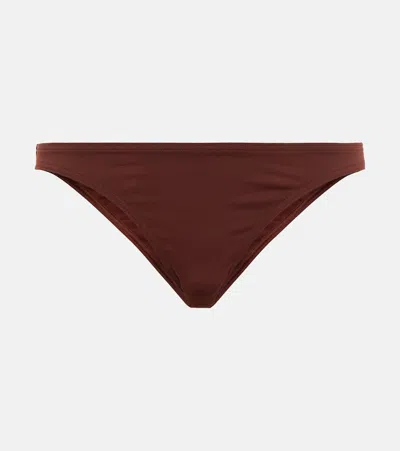 Eres Fripon Mid-rise Bikini Bottoms In Tonka