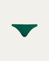 Eres Fripon Solid Low-rise Hipster Bikini Bottoms In Jungle 23e