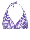 Eres Full-cup Triangle Bikini Top In Purple