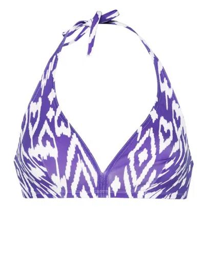 Eres Full-cup Triangle Bikini Top In Purple