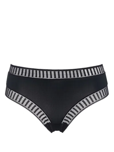 Eres Gabby Graphic Tanga Briefs In Blue