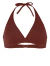 Eres Initiale Bikini Top In 褐色