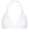 Eres Gang Halterneck Bikini Top In White