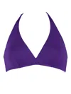 Eres Gang Full-cup Triangle Bikini Top In Purple