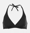Eres Gang Triangle Bikini Top In Black