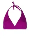 Eres Gang Triangle Bikini Top In Pink