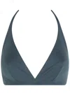 Eres Gang Triangle Bra In Blue