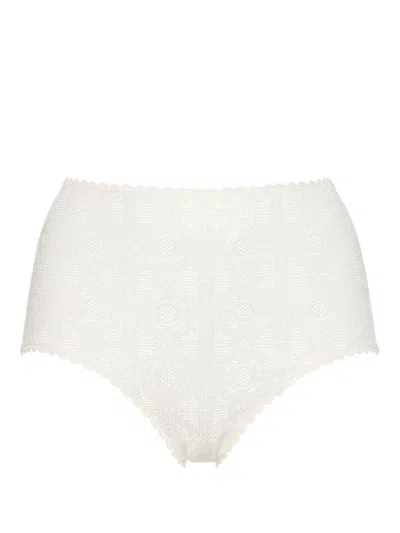 Eres Ganse High-waisted Briefs In White