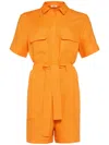 Eres Généreux Playsuit In 橘色