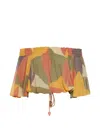Eres Geometric Print Blouse In Multi