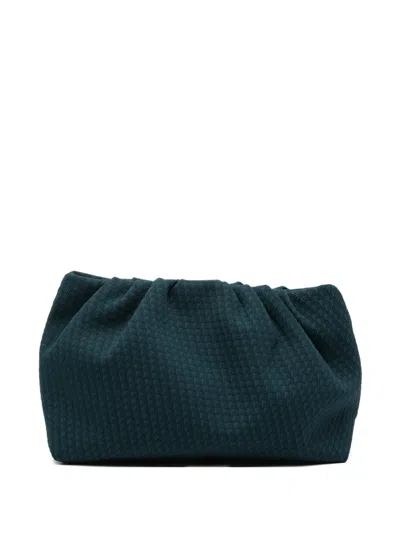 Eres Geometric-pattern Clutch Bag In Blue