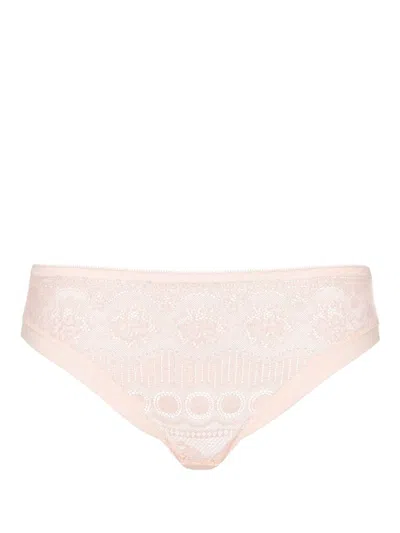 Eres Glycine Lace Briefs In Poudre Rosee