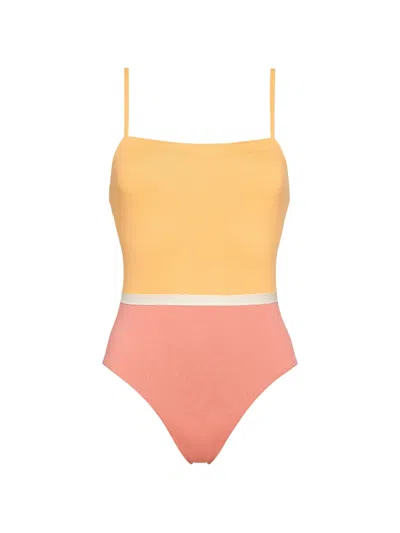 Eres Granita One-piece Swimsuit In Yellow