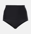 Eres Gredin High-waist Adjustable Bikini Bottom In Black