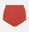 Eres Gredin High-rise Bikini Bottoms In Neutrals