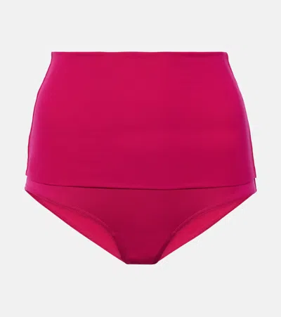 Eres Gredin High-rise Bikini Bottoms In Smile